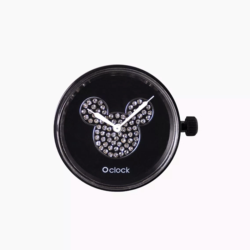 Cadran-cristaux-Mickey-Mousse-noir-o-clock