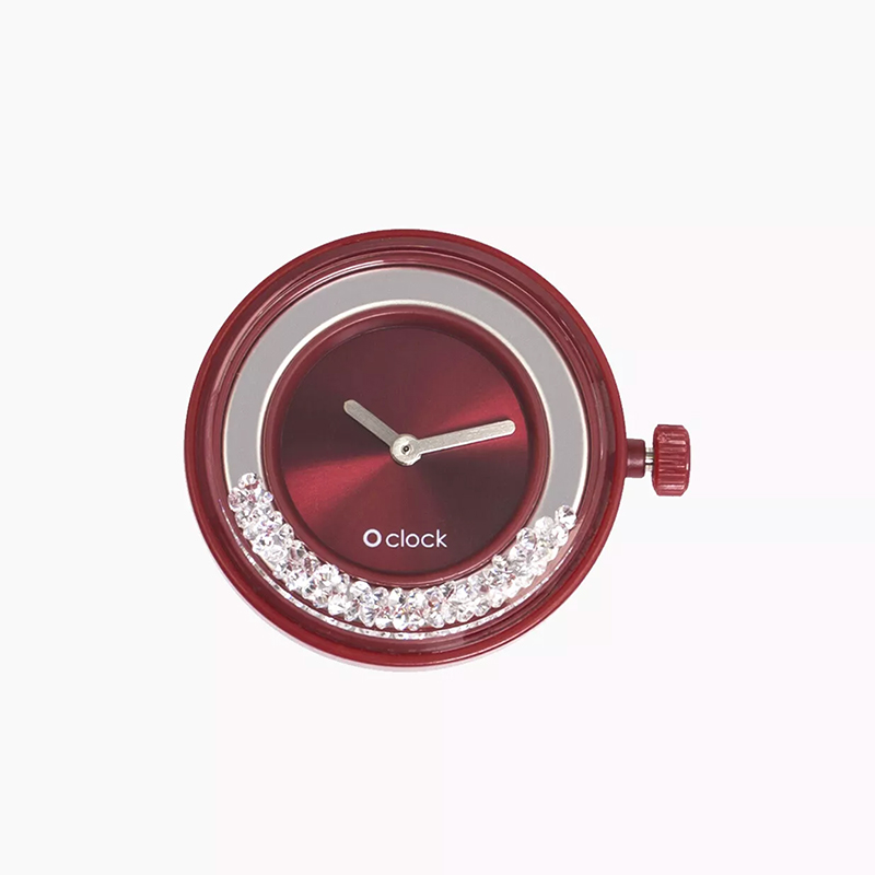 Cadran-cristaux-brillant-rouge-o-clock