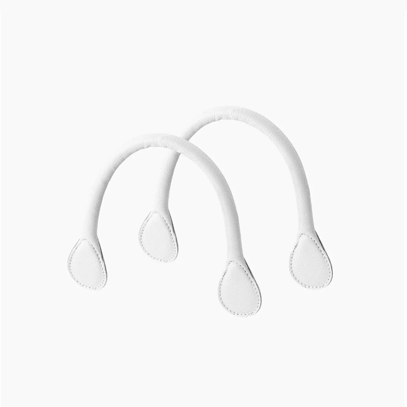 Poignee-courte-Blanche-faux-cuir-foulonne